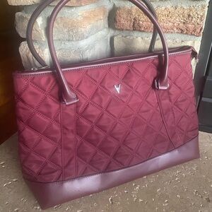 Vanessa Williams Travel Tote Bag, Zip Closure. laptop pocket NWT